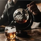 Kép 19/21 - Földgömb alakú whiskey kancsó készlet