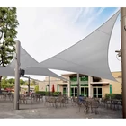 Kép 11/12 - Napvitorla 4x4x4m szürke 