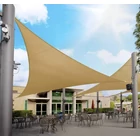 Kép 10/11 - Napvitorla 4x4x4m bézs