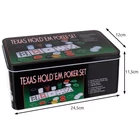 Kép 11/11 - TEXAS pókerkészlet, 200 token, 2 pakli