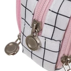 Kép 4/11 - Három részes kockás tolltartó rózsaszín 