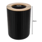 Kép 4/16 - Fürdőszobakiegészítő szett fekete