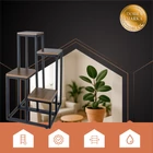 Kép 3/13 - 4 szintes loft virágállvány