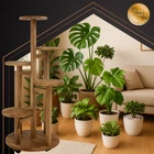 Kép 7/14 - 6 szintes virágállvány fából