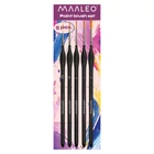 Kép 6/10 - Festőecset készlet tartóval, 5db