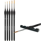 Kép 7/10 - Festőecset készlet tartóval, 5db