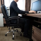 Kép 3/15 - Irodai szék lábtartóval - fekete