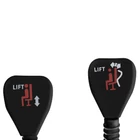 Kép 13/15 - Irodai szék lábtartóval - fekete