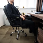 Kép 15/15 - Irodai szék lábtartóval - fekete