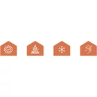 Kép 6/7 - Mini karácsonyfa 45 cm