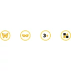 Kép 5/9 - 3 részes Pillangó jelmez