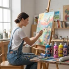 Kép 2/9 - Poszterfestékek - 18 x 500ml