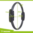 Kép 9/9 - Trizand fitnesz gyűrű, 38 cm