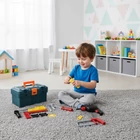 Kép 5/16 - 32 darabos gyermek szerszámos készlet műanyag ládában