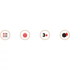 Kép 8/9 - Kruzzel színes fa kőkocka készlet gyerekeknek, 16 db