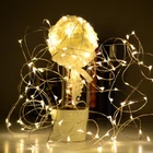 Kép 2/5 - 5 méteres Micro LED-es elemes fényfűzér (Meleg fehér)