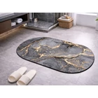 Kép 2/8 - Csúszásmentes fürdőszobaszőnyeg, 60 x 40 cm, ovális