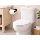 Kép 5/12 - Felragasztható, acél WC-papír tartó, matt fekete