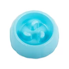 Kép 3/3 - Evéslassító tál háziállatoknak, 0,4L, kék