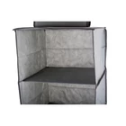 Kép 2/3 - 5 rekeszes ruhatároló, 100 cm, szürke