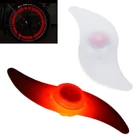 Kép 1/3 - Kerékfény – LEDes  küllősapka kerékpárhoz, motorhoz - piros