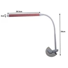 Kép 3/3 - Árnyék nélküli asztali lámpa csíptetővel, 24 LED