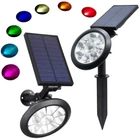 Kép 1/3 - Színes kerti napelemes RGB lámpa
