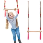 Kép 1/3 - Kerti hinta és húzódzkodó (piros)