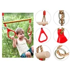 Kép 2/3 - Kerti hinta és húzódzkodó (piros)