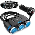 Kép 1/3 - Szivargyújtó elosztó, 2x USB