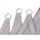 Kép 7/10 - Vízálló kerti napvitorla szürke 3x4m