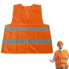 Kép 1/3 - Fényvisszaverő mellény narancssárga XL