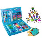 Kép 8/10 - Művészkészlet festéshez bőröndben 86 db