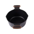 Kép 6/10 - Mély fazék, tapadásmentes, indukciós, fedővel, 5L