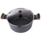 Kép 7/10 - Mély fazék, tapadásmentes, indukciós, fedővel, 7L