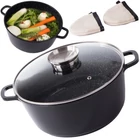 Kép 1/10 - Edény, tapadásmentes, indukciós, aromatizáló fedővel, 8L