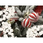 Kép 7/10 - Karácsonyi dekoráció, fehér galagonya, 5 db