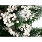 Kép 2/10 - Karácsonyi dekoráció, fehér galagonya, 5 db