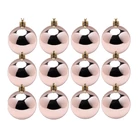 Kép 3/10 - Karácsonyi gömb szett, 30 db, arany