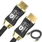 Kép 1/10 - Kábel hdmi 2.1, arany 1,5m