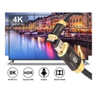 Kép 2/10 - Kábel hdmi 2.1, arany 3m
