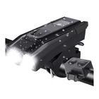 Kép 5/10 - Kerékpár lámpa készlet LED, első és hátsó, csengő