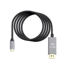 Kép 10/10 - Kábel displayport 1.4, USB Type-c 1,8m