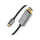 Kép 3/10 - Kábel displayport 1.4, USB Type-c 1,8m