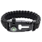 Kép 2/10 - Túlélő karkötő, 5 az 1-ben, fekete