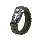 Kép 10/10 - Túlélő karkötő, 5 az 1-ben, zöld