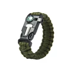 Kép 2/10 - Túlélő karkötő, 5 az 1-ben, zöld