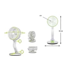Kép 6/7 - Vezeték nélküli ventilátor, zöld