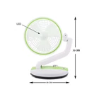 Kép 7/7 - Vezeték nélküli ventilátor, zöld