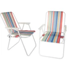 Kép 6/10 - Összecsukható kemping szék, csíkos